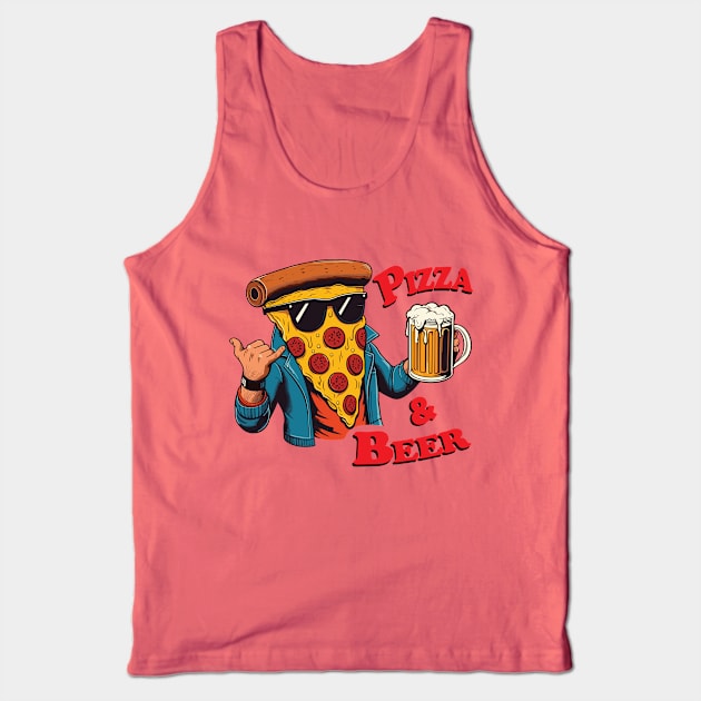 Pizza & Beer Tank Top by One Way Or Another